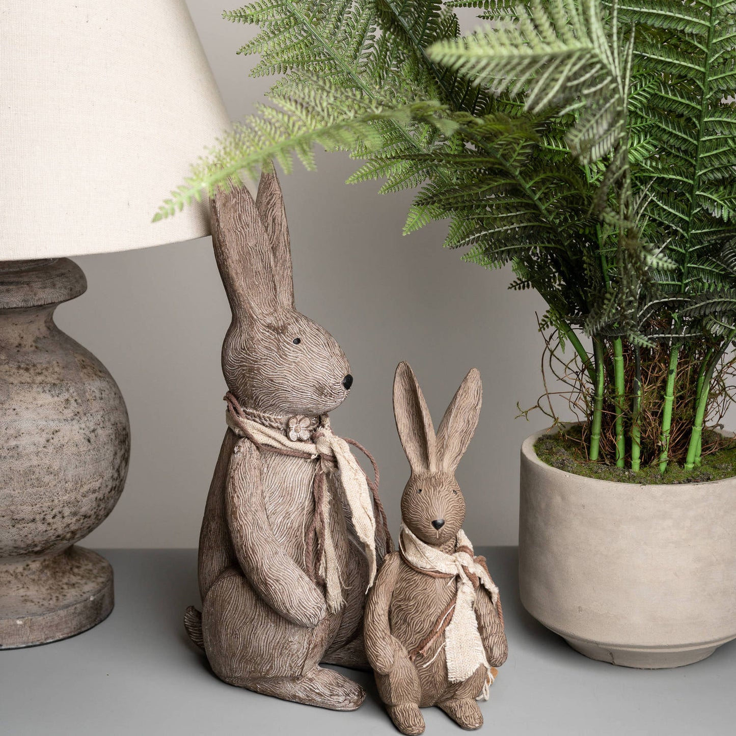 Winter Bunny Rabbit Figurine – Large / Small