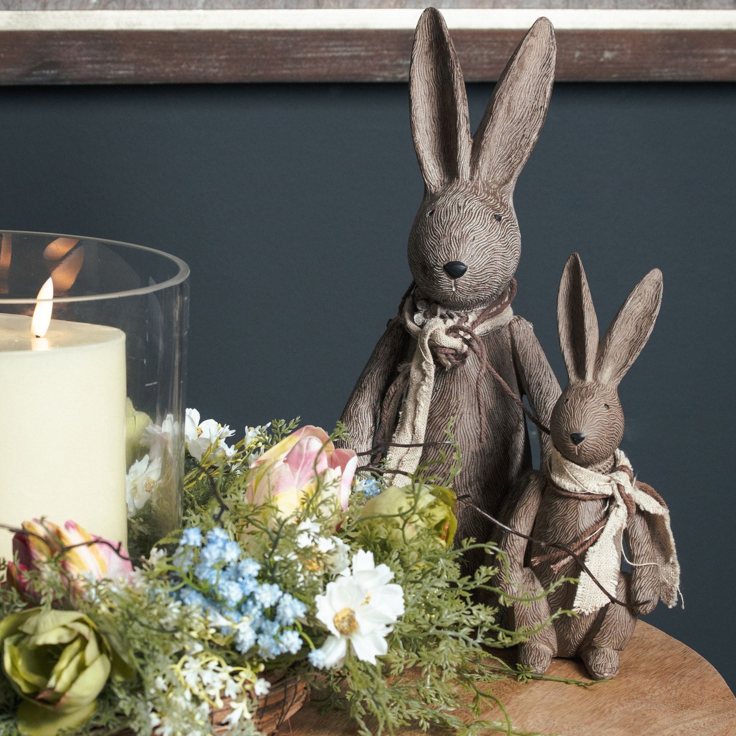 Winter Bunny Rabbit Figurine – Large / Small