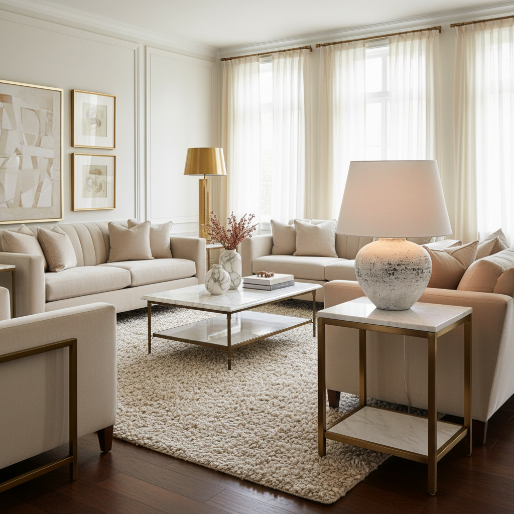 Regola Large Stone Ceramic Lamp