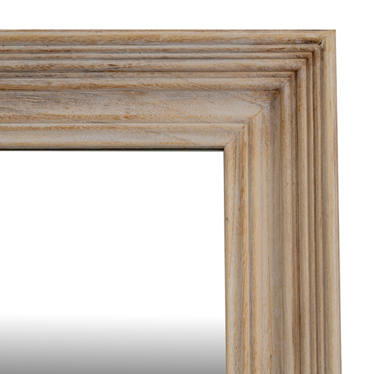 Washed Wood Medium Framed Mirror