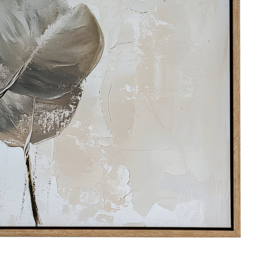 Silvra Hand Painted Canvas In Frame