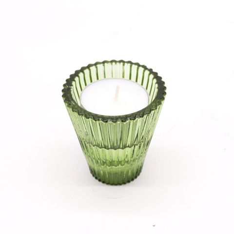 Flip Dinner Candle / Tealight Holder - Garden Jade
