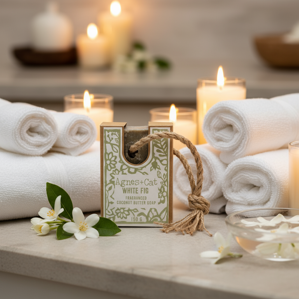 Soap On A Rope - White Fig