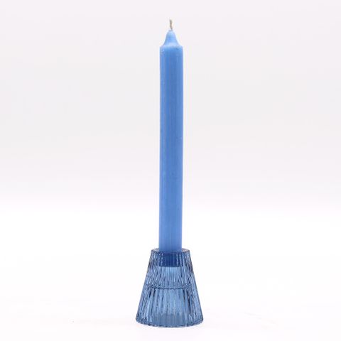 Flip Dinner Candle / Tealight Holder - Royal Blue