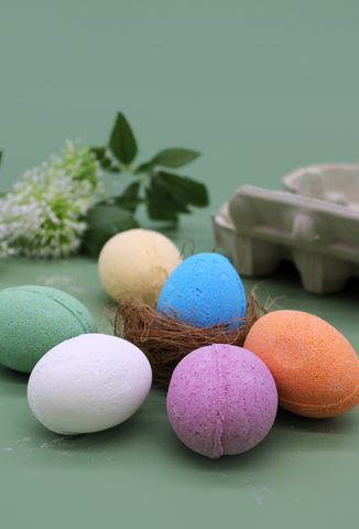 Pack of 6 Bath Eggs - Tangerine & Grapefruit