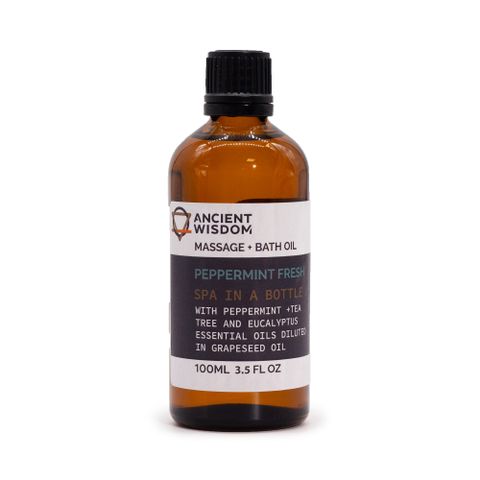 Peppermint Fresh Massage Oil - 100ml