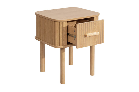 Axel 1 Drawer Fluted Bedside