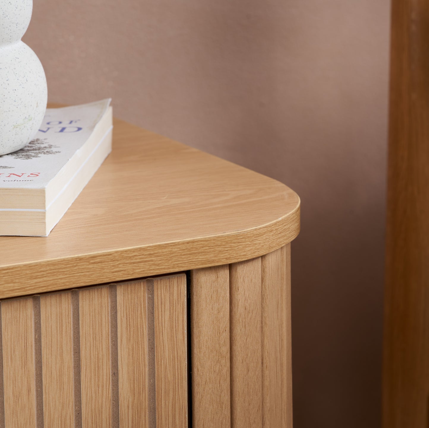 Axel 1 Drawer Fluted Bedside