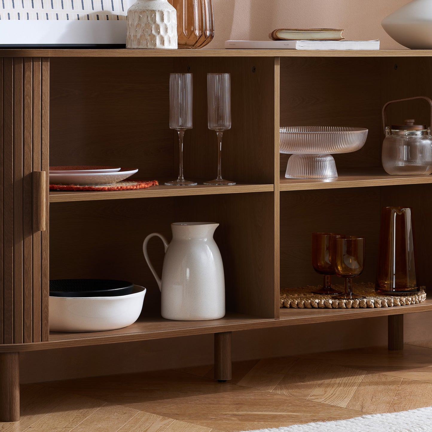 Axel 2 Door Fluted Sideboard