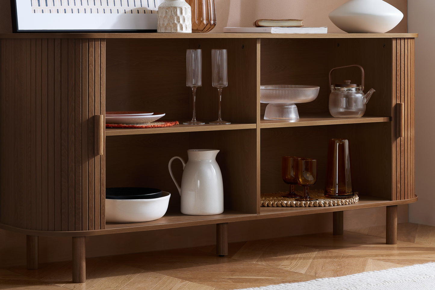 Axel 2 Door Fluted Sideboard
