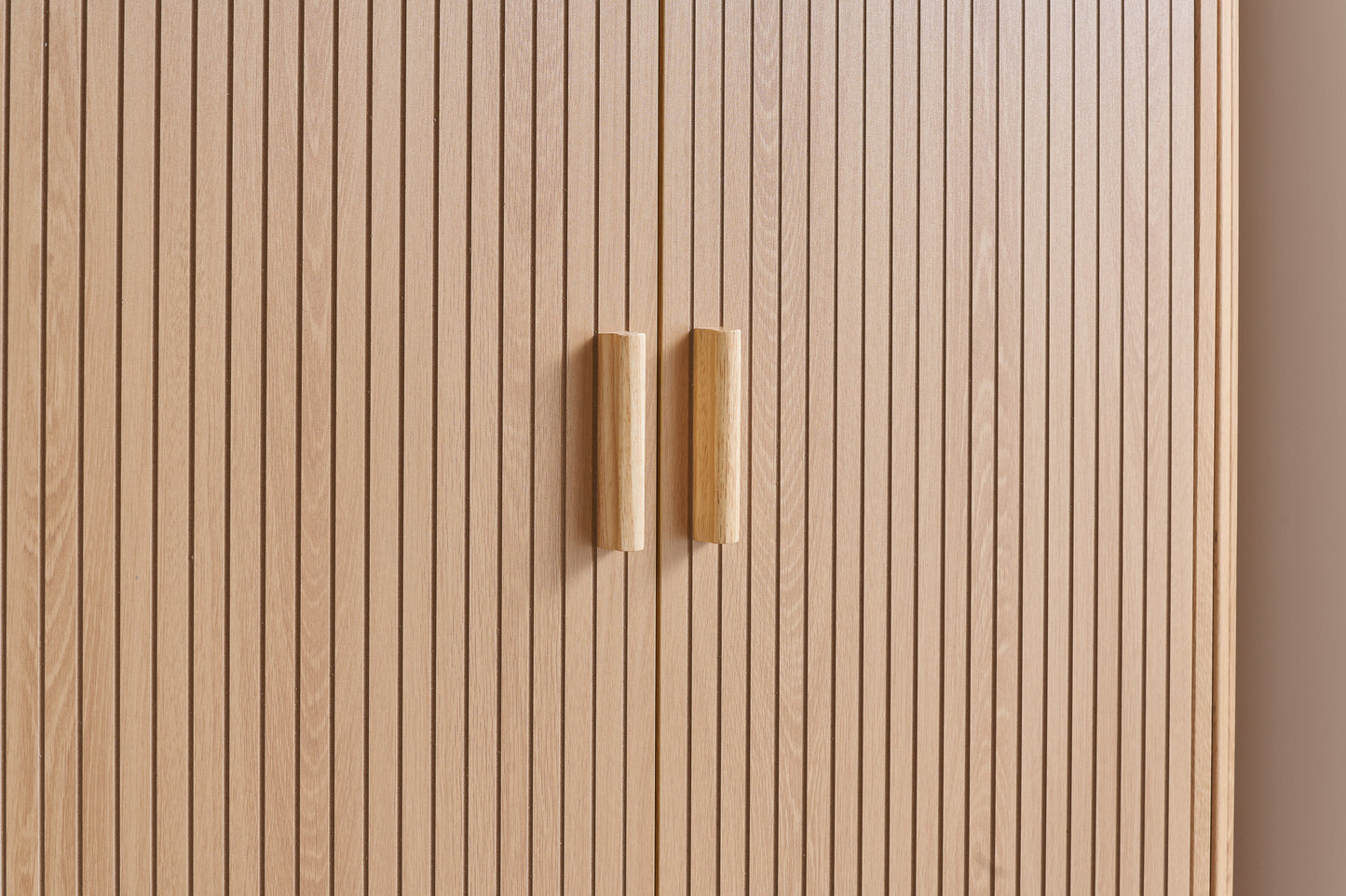 Axel 2 Door 1 Drawer Fluted Wardrobe