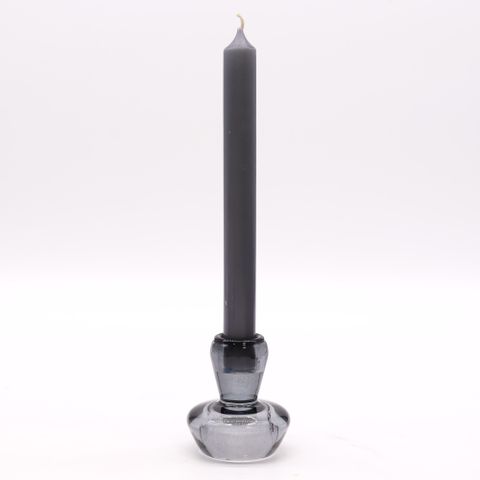 Mushroom Flip Dinner Candle / Tealight Holder - Midnight Grey