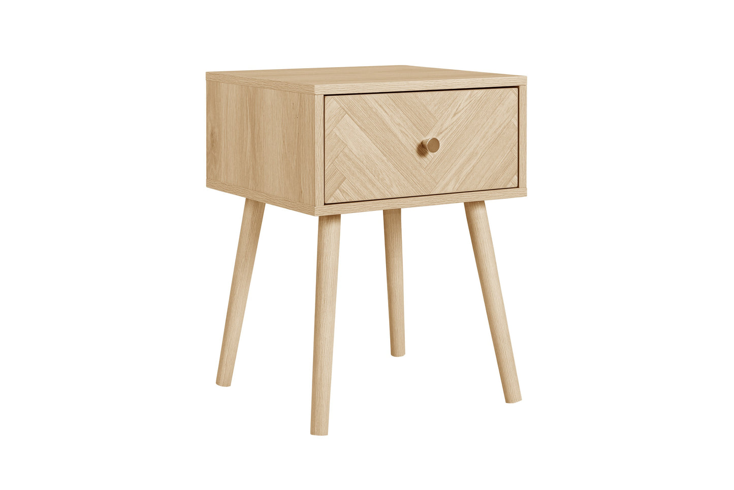 Herringford 1 Drawer Bedside