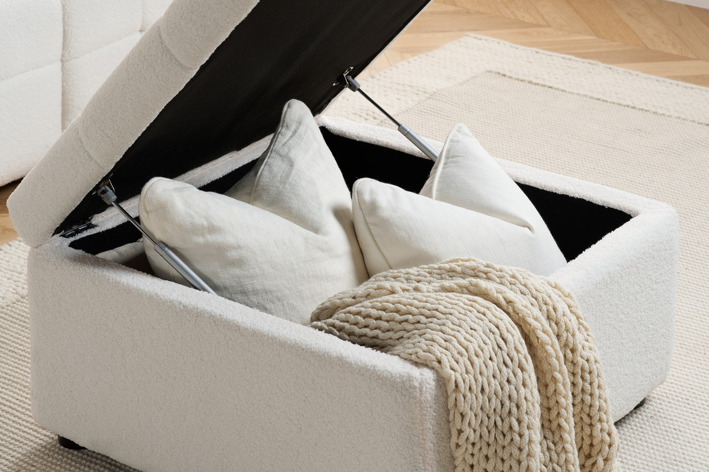 Milo 2 Seater Sofa With Footstool