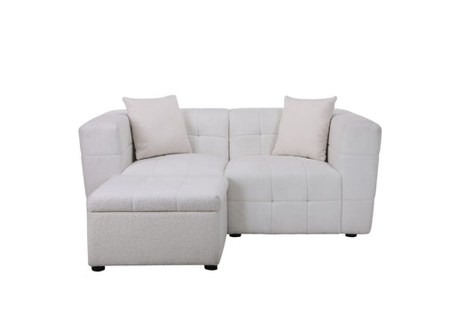 Milo 2 Seater Sofa With Footstool