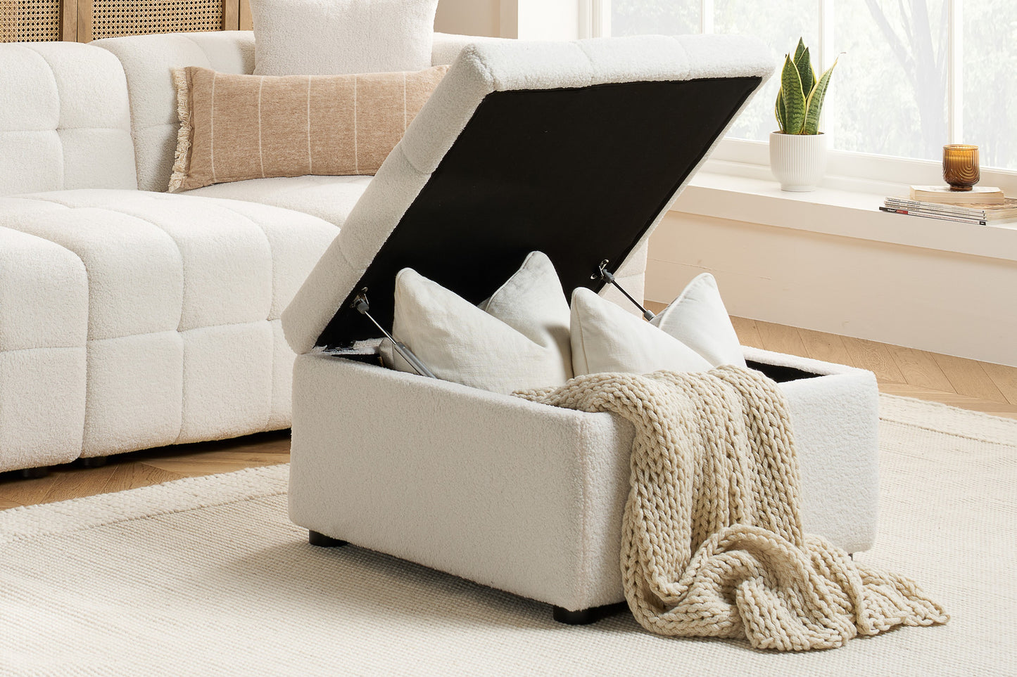Milo 2 Seater Sofa With Footstool