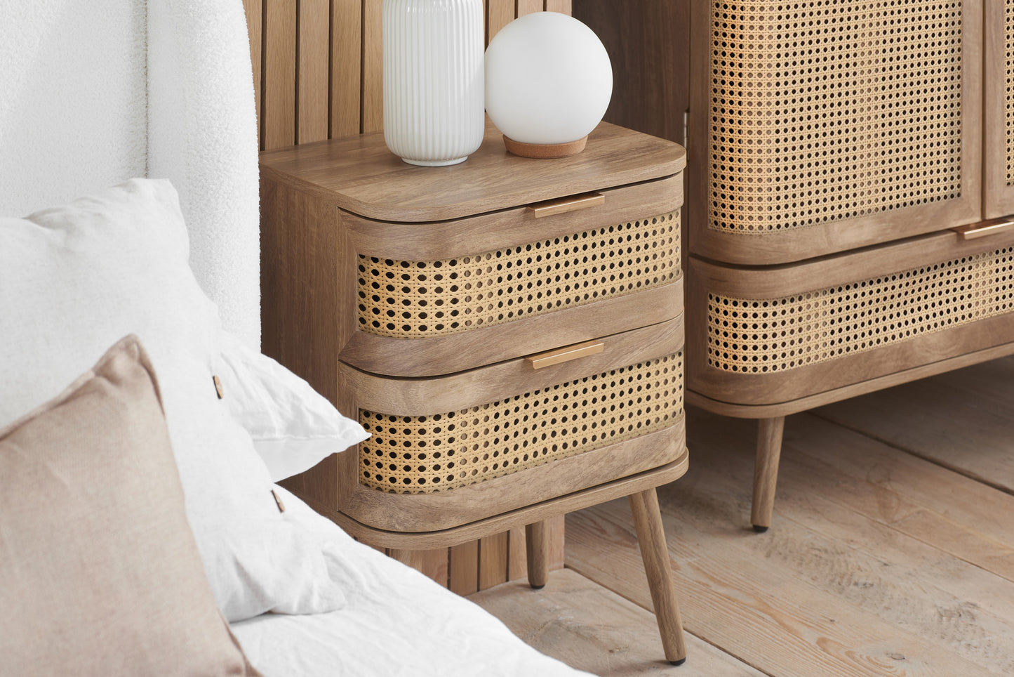 Noah 2 Drawer Bedside