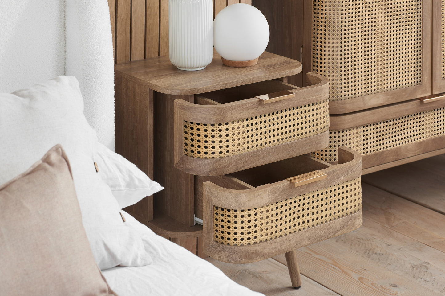 Noah 2 Drawer Bedside