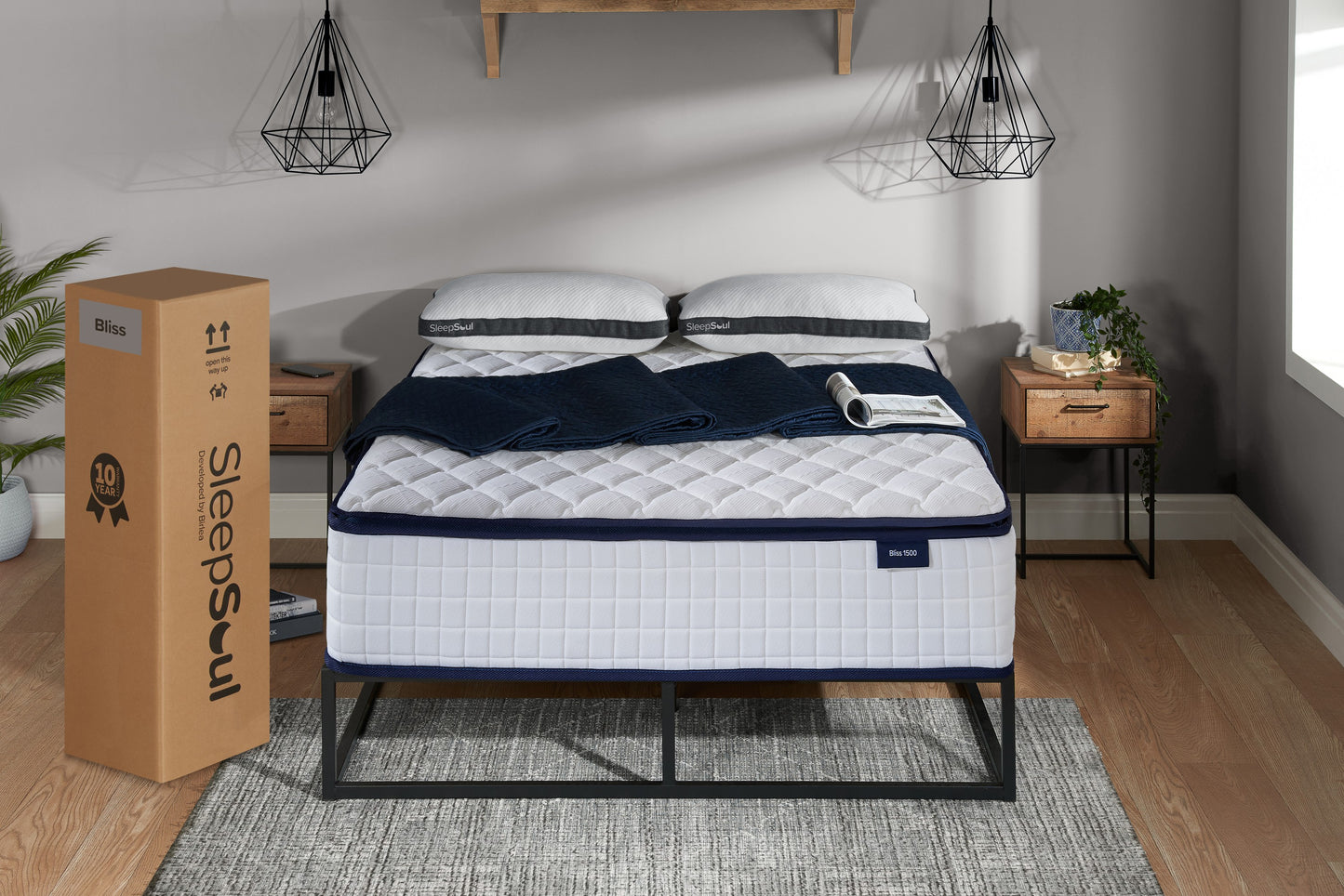 SleepSoul Bliss 1500 Double Mattress