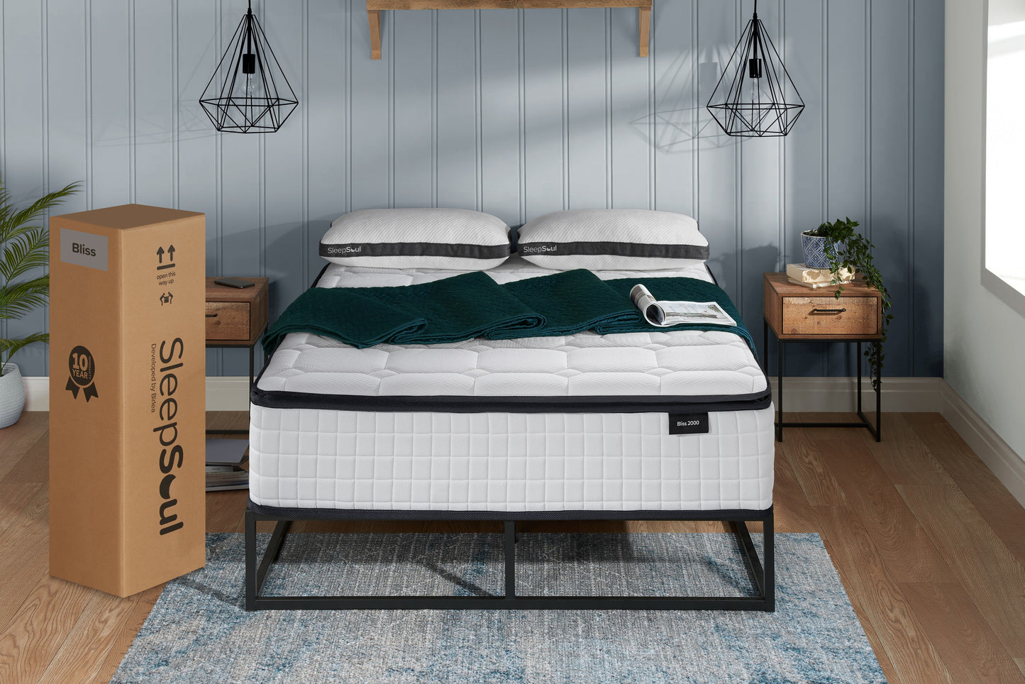 SleepSoul Bliss 2000 Double Mattress