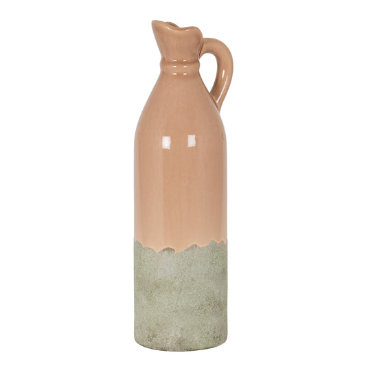 Decorative Tall Blush Stoneware Jug