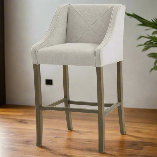 Epsom Grey Bar Stool