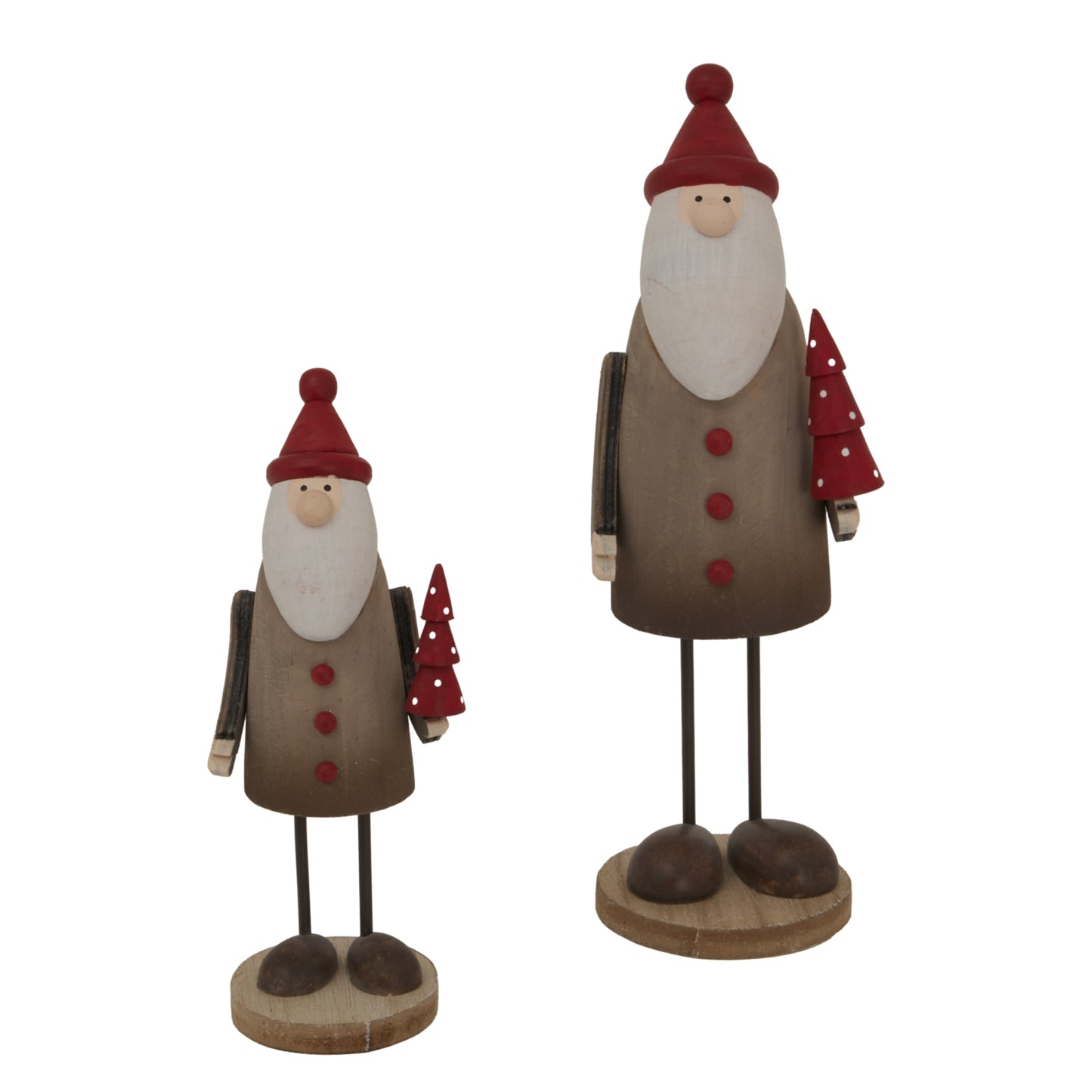 Large Rustic Tall Santa