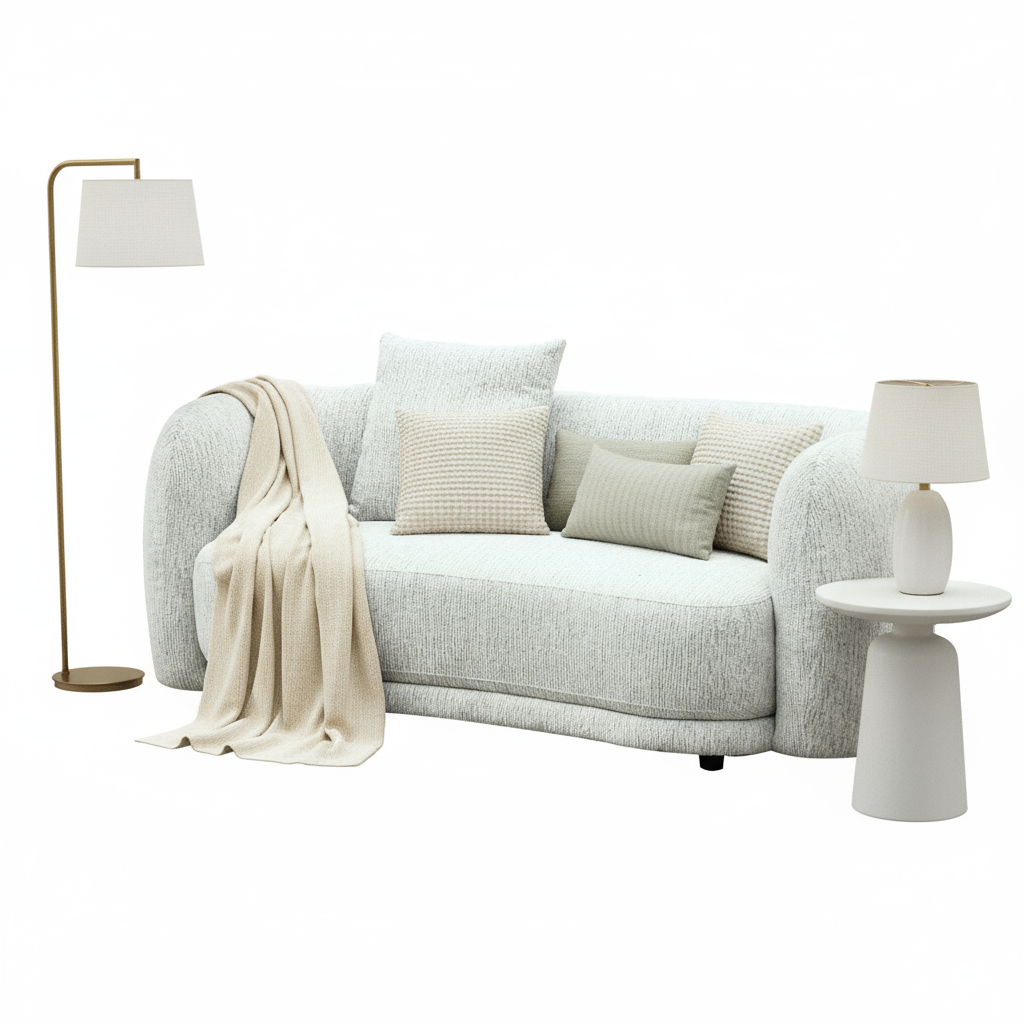 Sorelle Two Seater Sofa With Cushions
