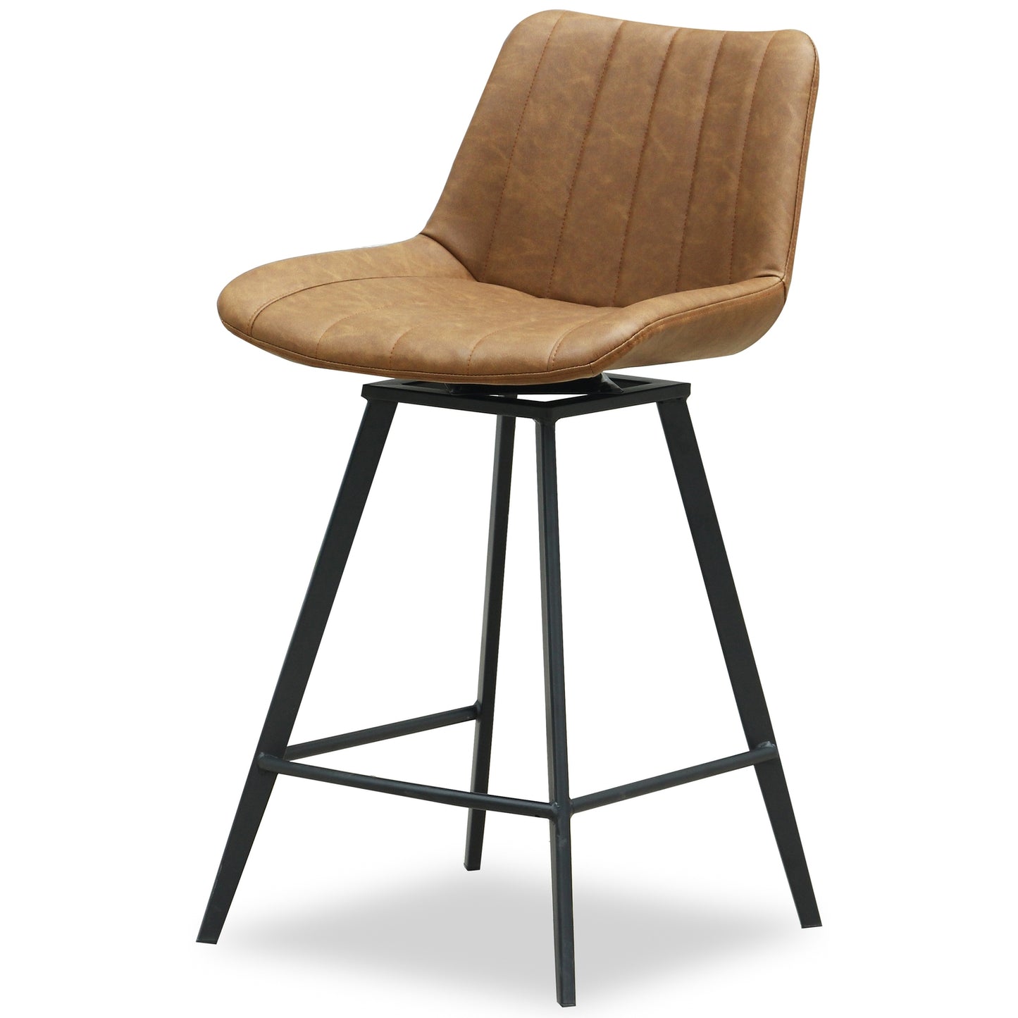 Malmo Tan Swivel Bar Stool