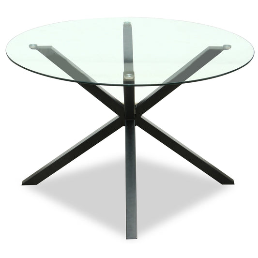 Monza Round Glass Dining Table
