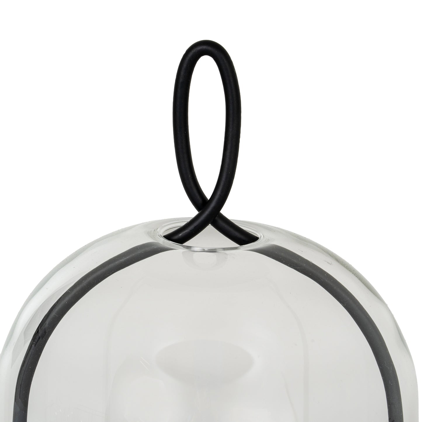 Nyx Large Candle Holder With Glass Cloche