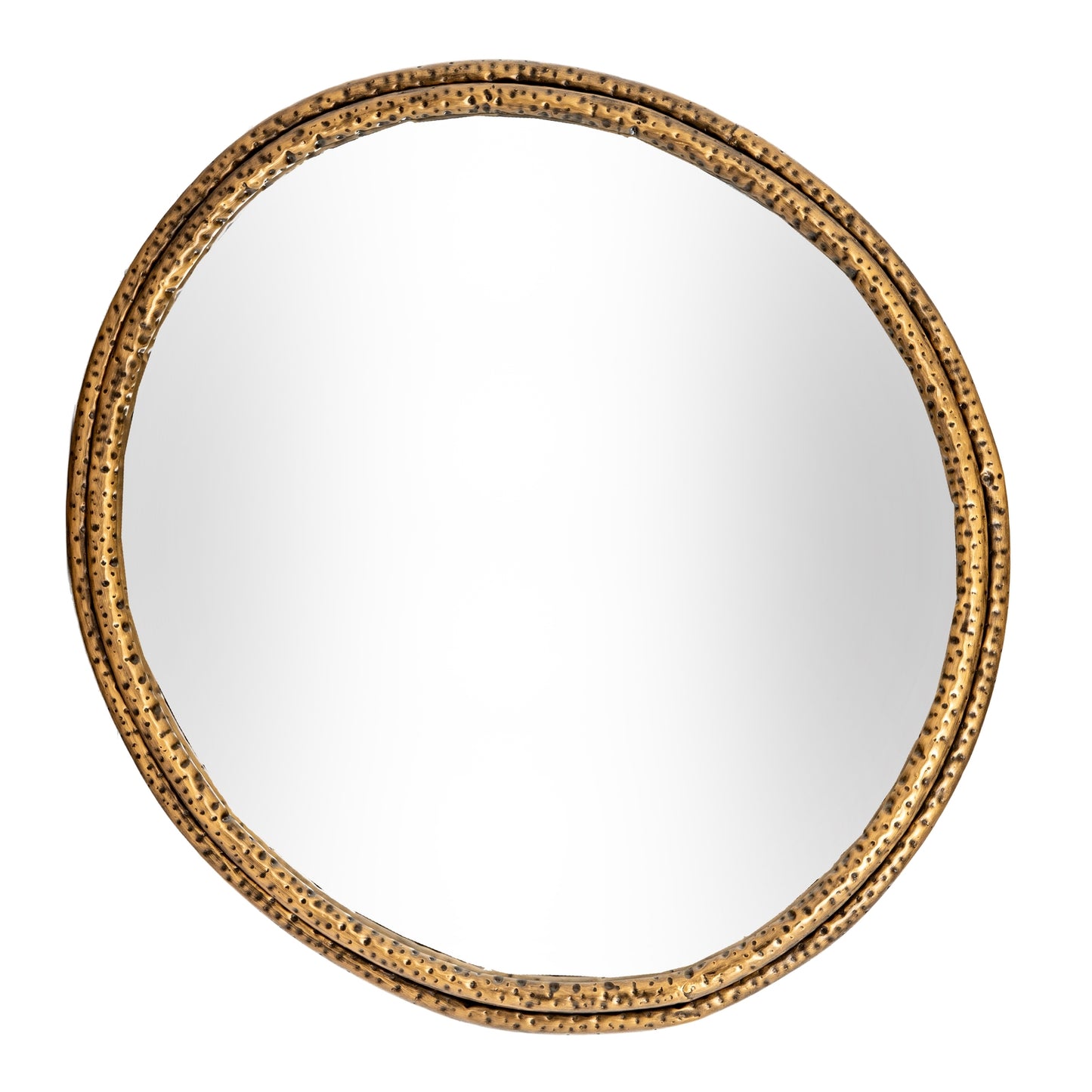 Nahla Large Mirror With Dimpled Frame