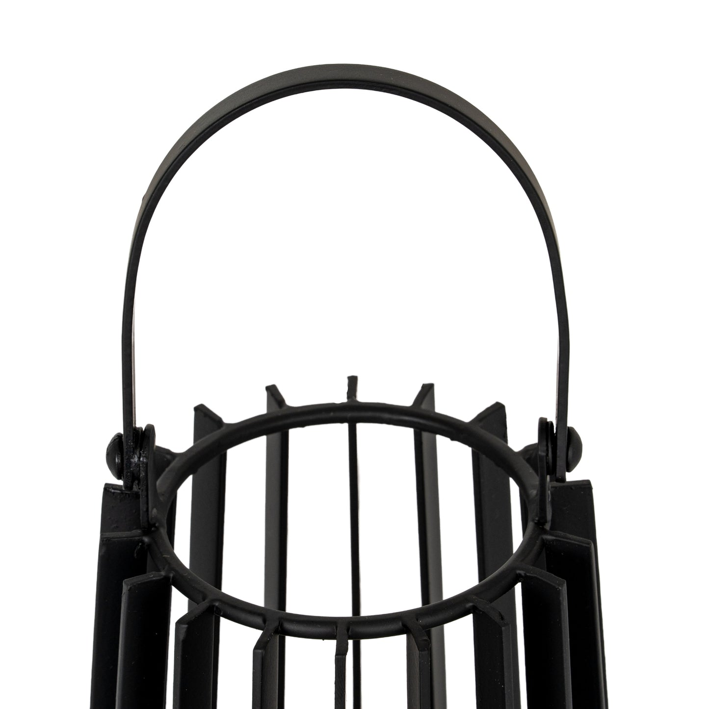 Lynk Small Lantern With Handle And Glass Candle Holder