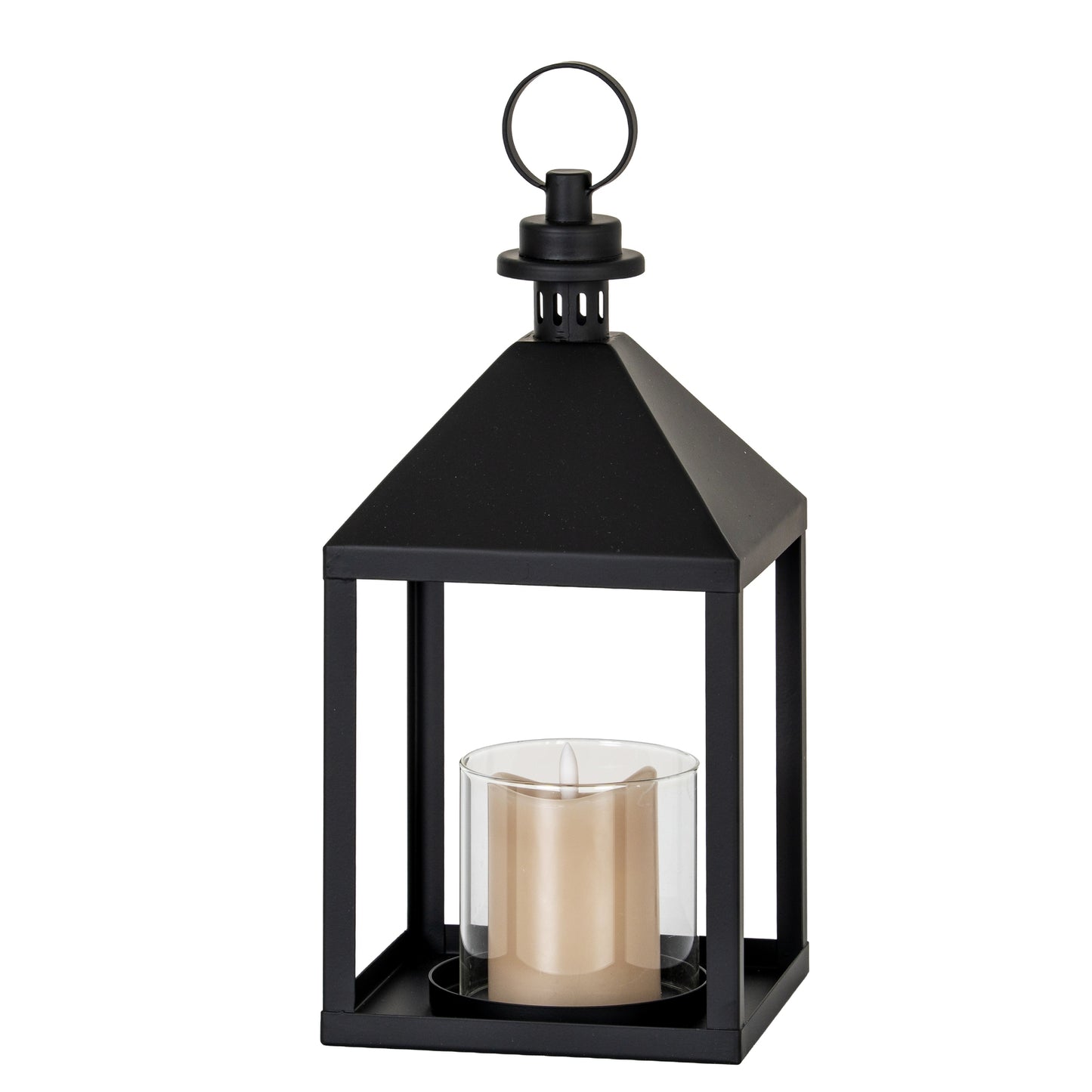 Astra Medium Lantern With Glass Candle Holder