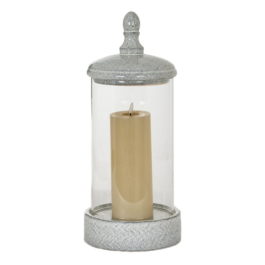 Sona Large Hurricane Lantern With Lid