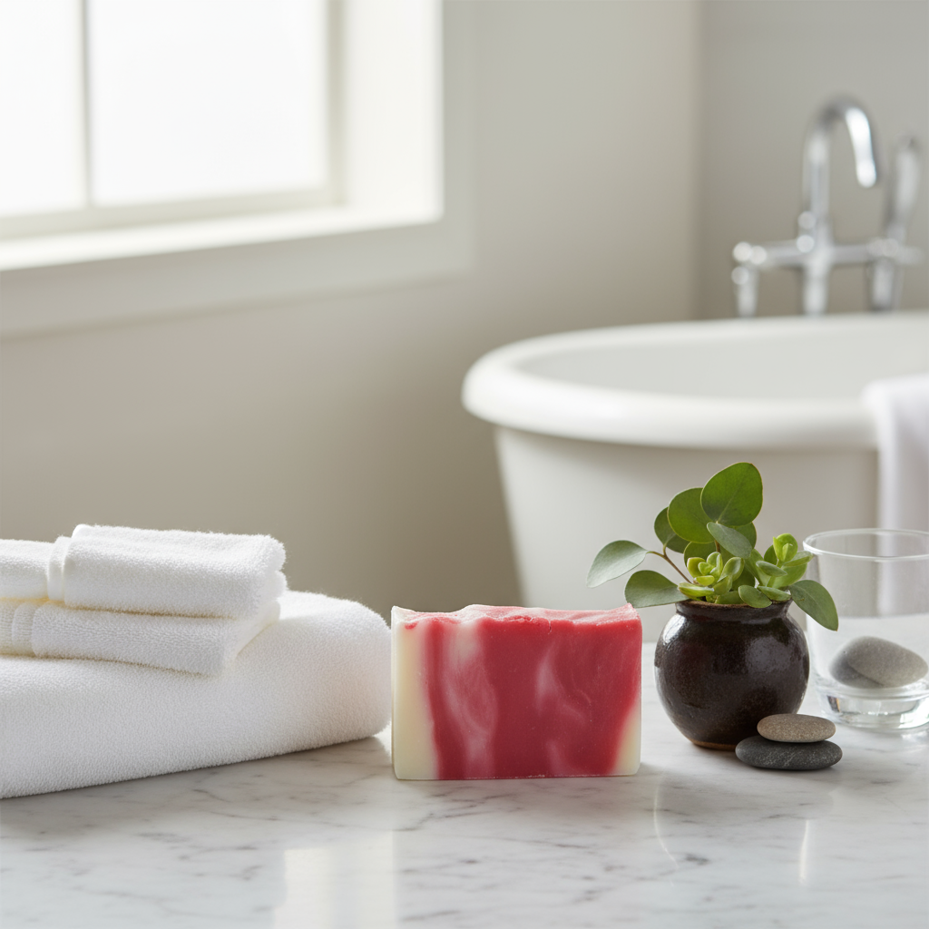 Rosehip - Olive Oil Soap - SLICE approx 100g