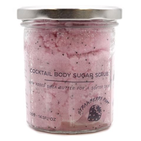 Fragranced Sugar Body Scrub - Strawberry Rum 300g