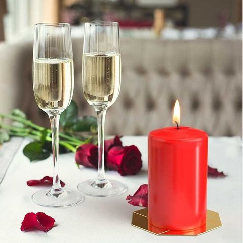 Set of 4 Pillar Candles 50mm (11 16 22 33H) - Ivory