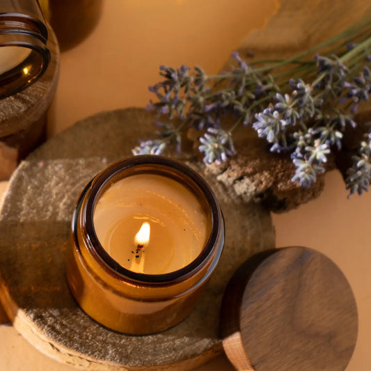 Olive & Stone | Natural Soy Wax Candle - Amber