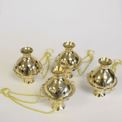 Hanging Brass Incense Burner