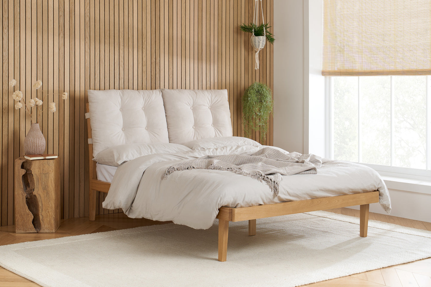 Ander Double Bed With Cushion