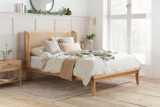 Astrid Double Rattan Bed