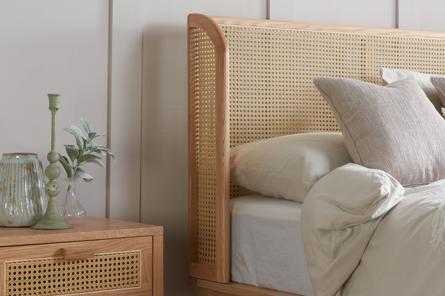 Astrid Double Rattan Bed