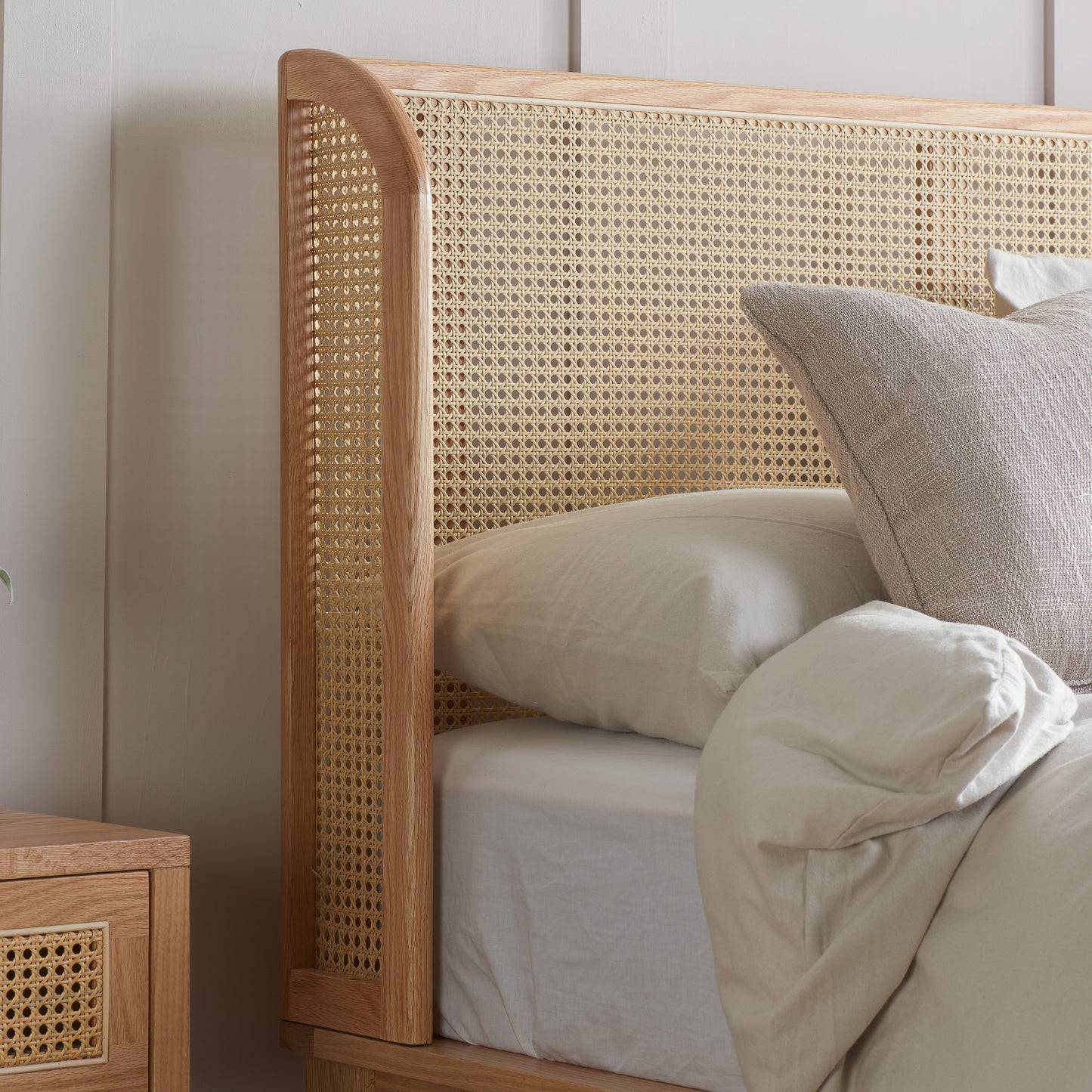 Astrid King Rattan Bed