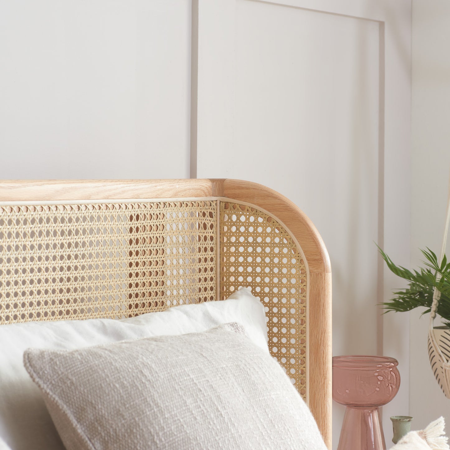 Astrid King Rattan Bed