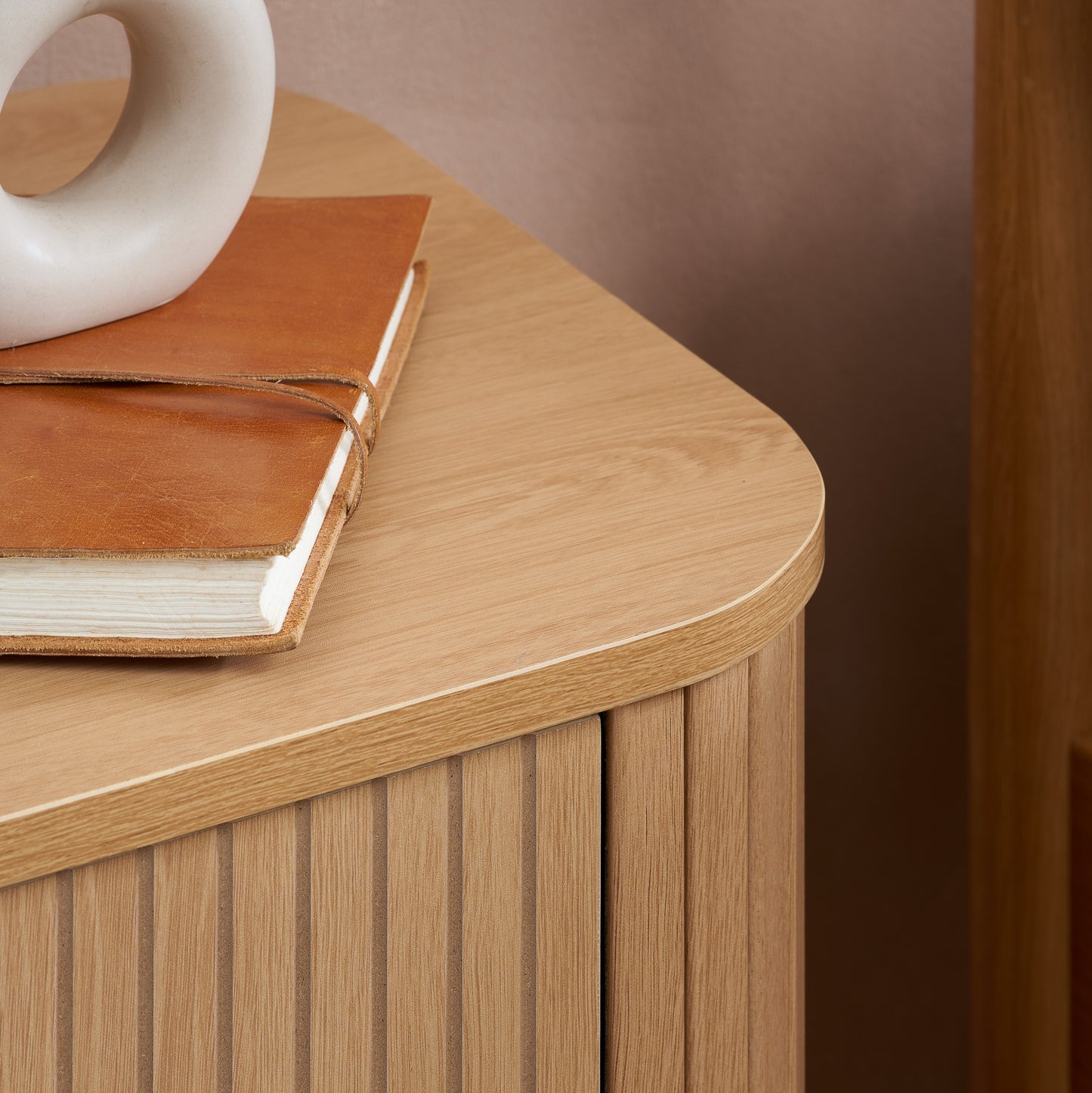 Axel 2 Drawer Fluted Bedside