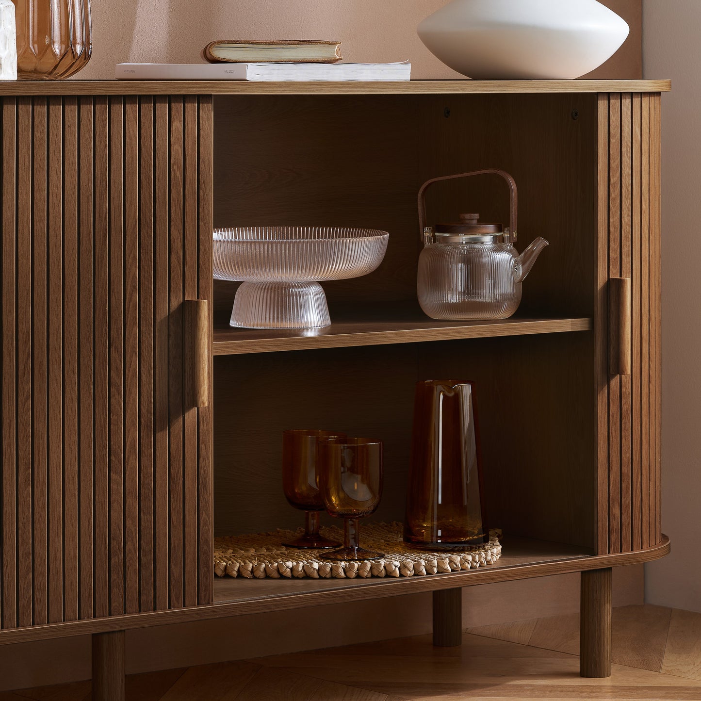 Axel 2 Door Fluted Sideboard
