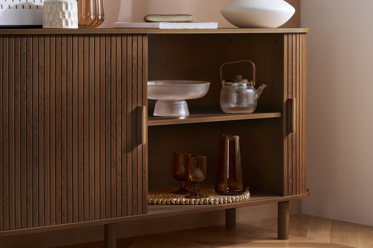 Axel 2 Door Fluted Sideboard