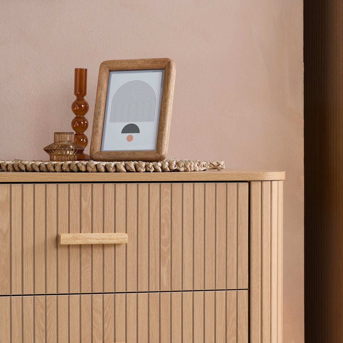 Axel 6 Drawer Fluted Chest