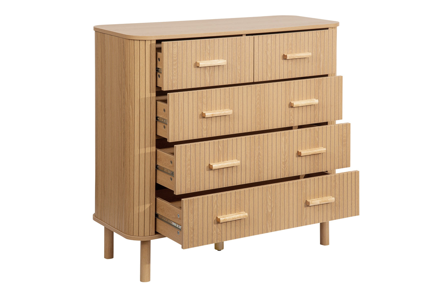 Axel 5 Drawer Fluted Chest